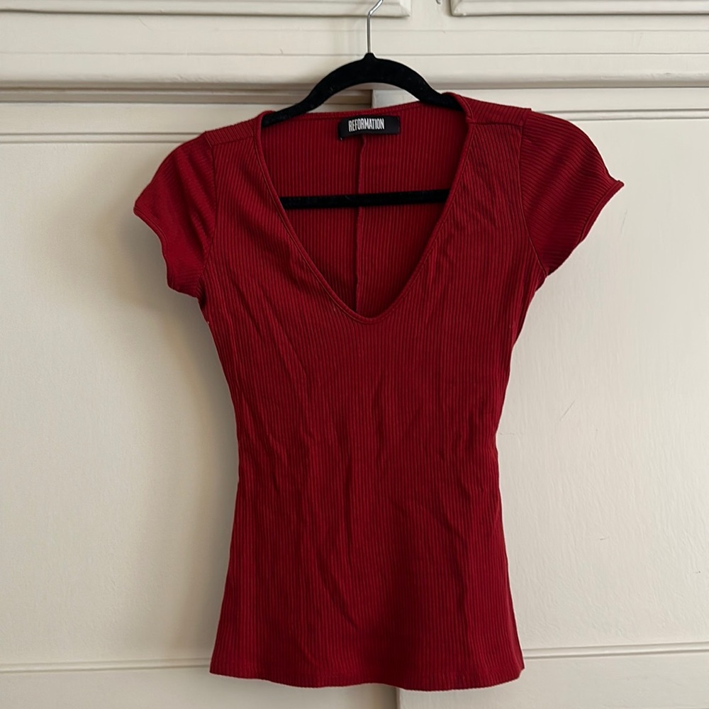 Read reformation T-shirt